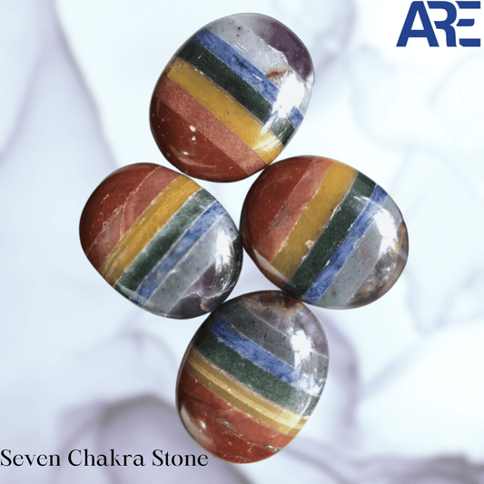 Seven Chakra Palmstone - AEORA ROCKS INDIA - Healing Crystals superstore