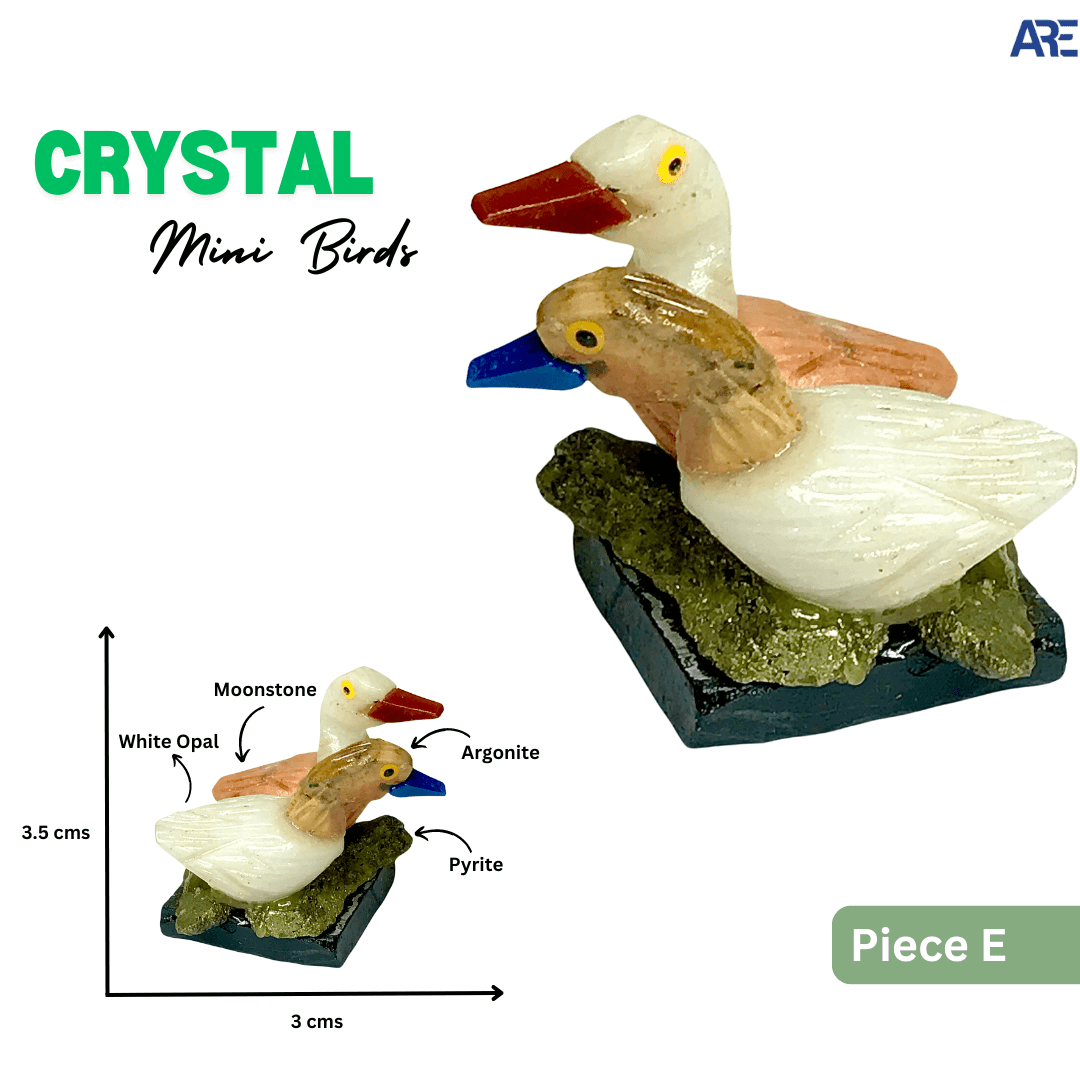 Small Crystal Birds - AEORA ROCKS INDIA - Healing Crystals superstore