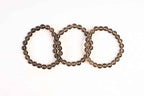 Smoky Quartz Bead Bracelet 8mm