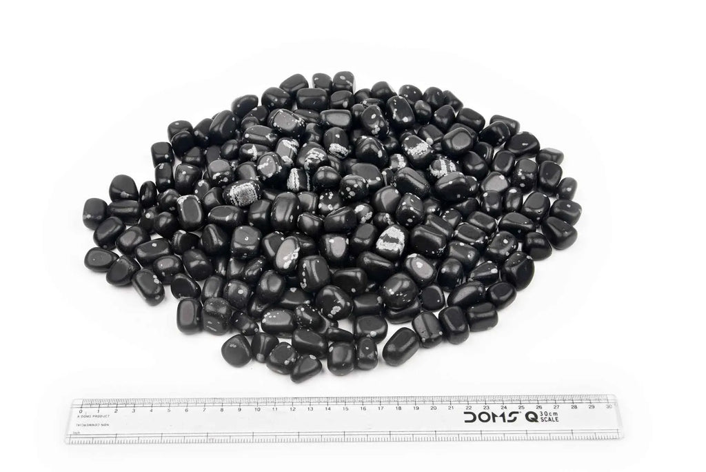 Snowflake Obsidian Tumbled Stone - Aeora Rocks