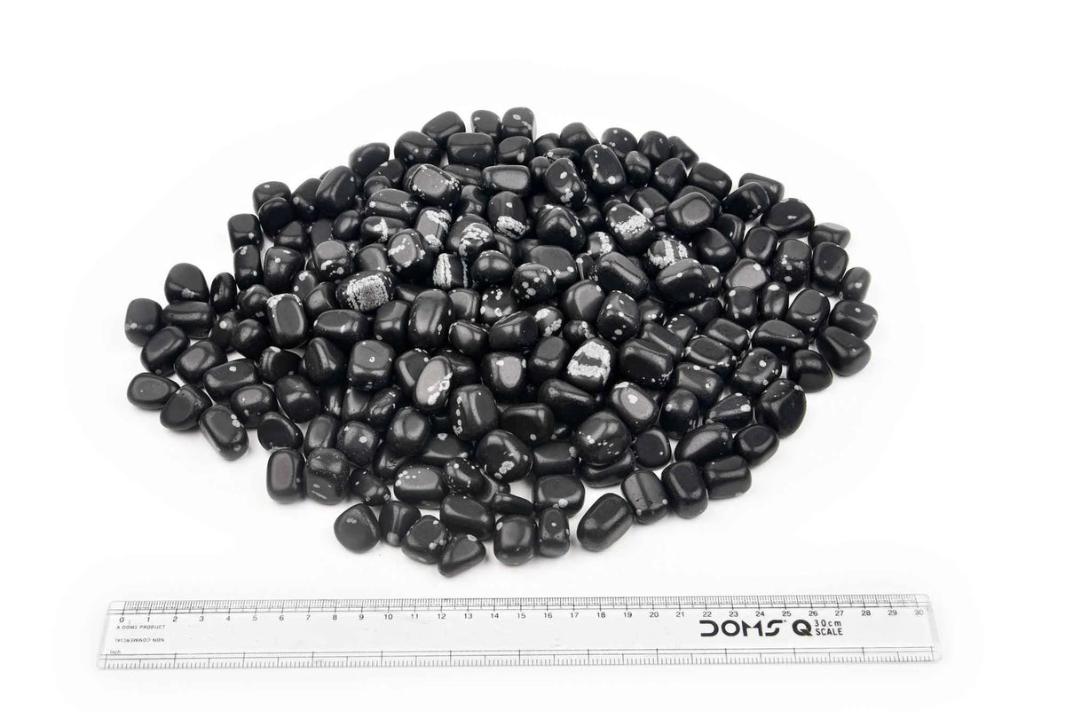 Snowflake Obsidian Tumbled Stone - Aeora Rocks