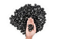 Snowflake Obsidian Tumbled Stone - Aeora Rocks