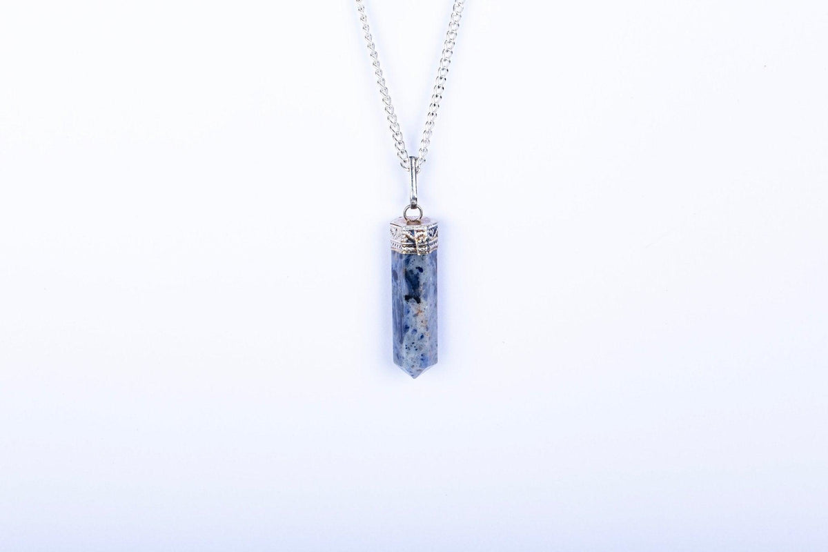 Sodalite Single Point Pendant - AEORA ROCKS INDIA - Healing Crystals superstore
