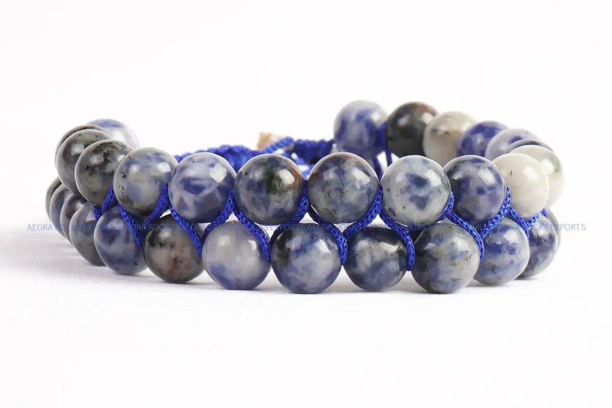 Sodalite String Bracelet in India - Aeora Rocks - AEORA ROCKS INDIA - Healing Crystals superstore