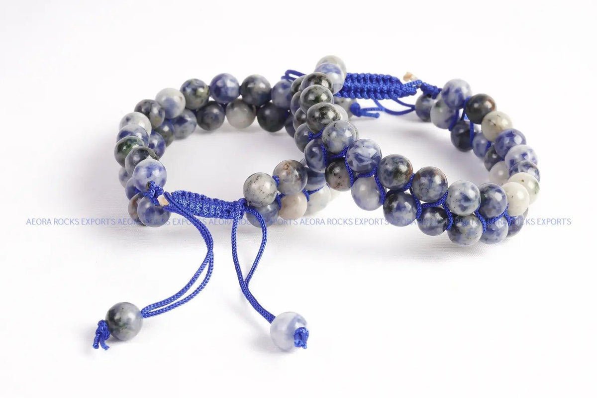Sodalite String Bracelet in India - Aeora Rocks - AEORA ROCKS INDIA - Healing Crystals superstore