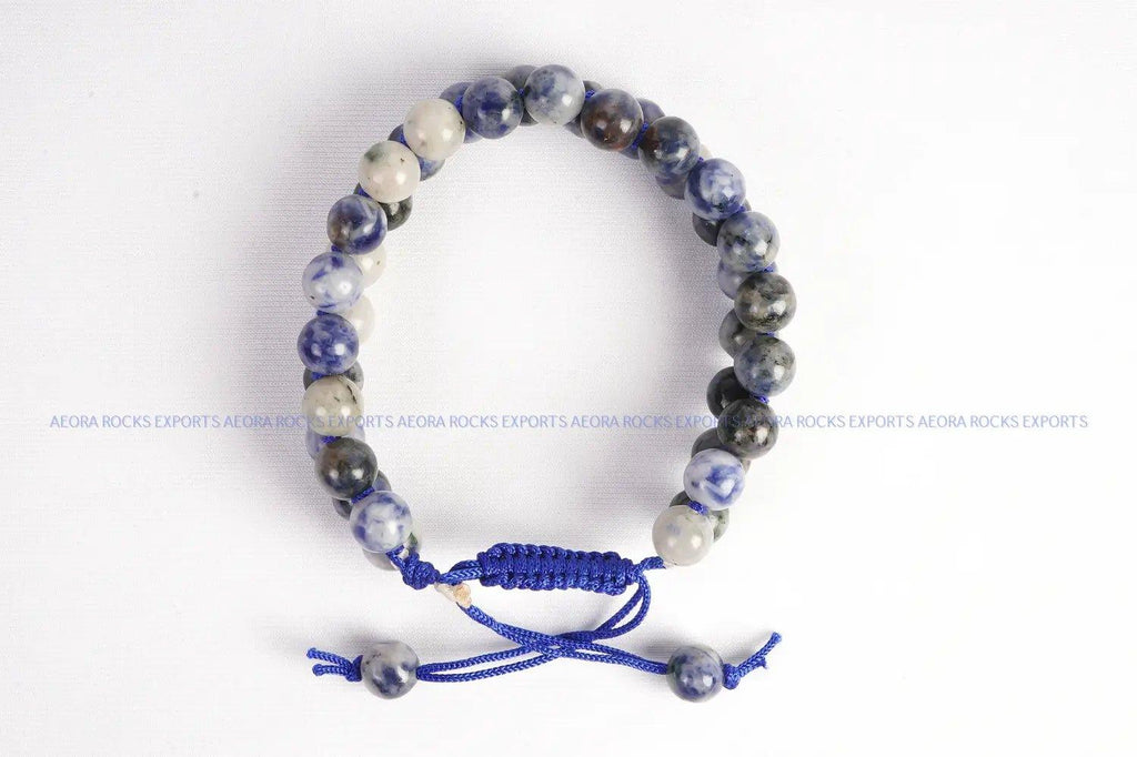 Sodalite String Bracelet in India - Aeora Rocks - AEORA ROCKS INDIA - Healing Crystals superstore