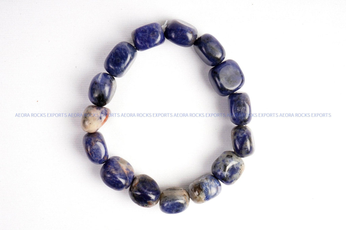 Sodalite Tumbled Bracelet in India - Aeora Rocks - AEORA ROCKS INDIA - Healing Crystals superstore
