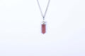 Strawberry Quartz Single Point Pendant - AEORA ROCKS INDIA - Healing Crystals superstore