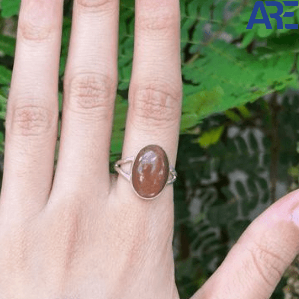 Sunstone Ring - AEORA ROCKS INDIA -Healing Crystals superstore