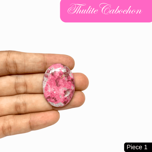 Thulite Cabochons - AEORA ROCKS INDIA - Healing Crystals superstore