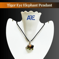 Tiger Eye Elephant Pendant - AEORA ROCKS INDIA - Healing Crystals superstore