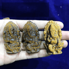 Tiger Eye Premium Ganpati Idol - AEORA ROCKS INDIA - Healing Crystals superstore