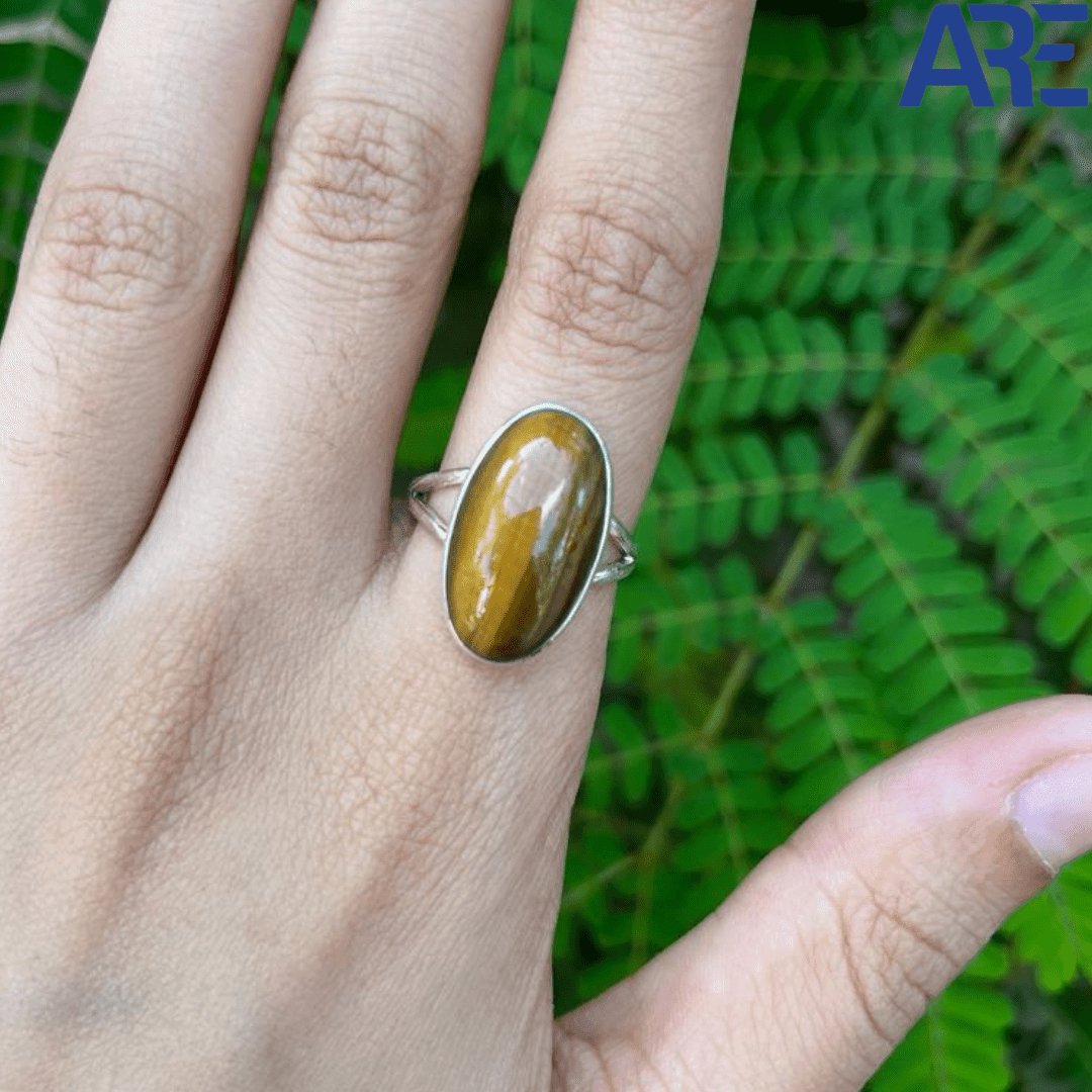 Tiger Eye Rings - AEORA ROCKS INDIA - Healing Crystals superstore