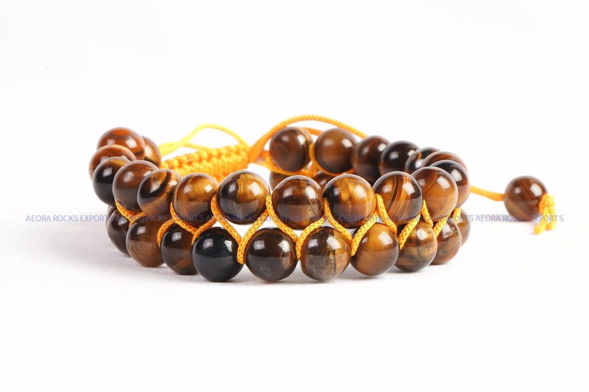Tiger Eye String Bracelet in India - Aeora Rocks - AEORA ROCKS INDIA - Healing Crystals superstore