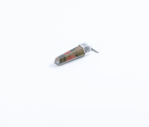 Unakite Single Point Pendant - AEORA ROCKS INDIA - Healing Crystals superstore