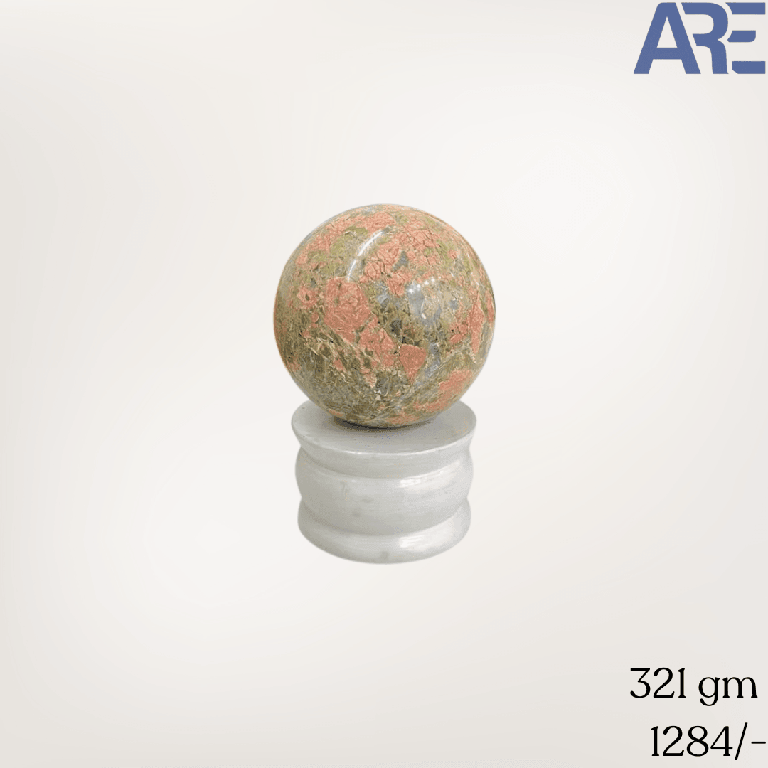 Unakite Sphere - AEORA ROCKS INDIA - Healing Crystals superstore