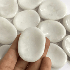 White Jasper Worry Stone - AEORA ROCKS INDIA - Healing Crystals superstore