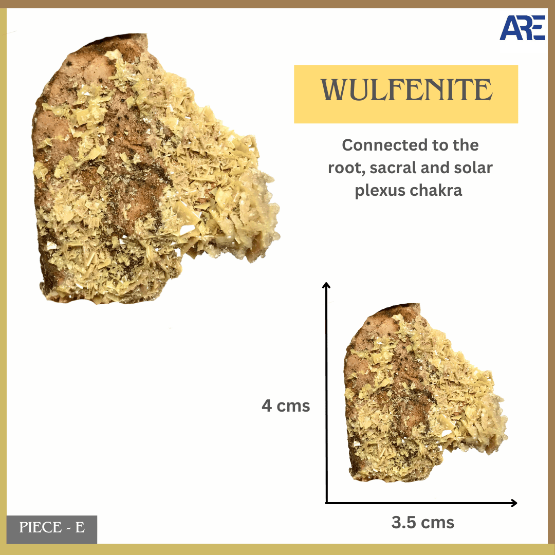 Wulfenite in India - Aeora Rocks - AEORA ROCKS INDIA - Healing Crystals superstore