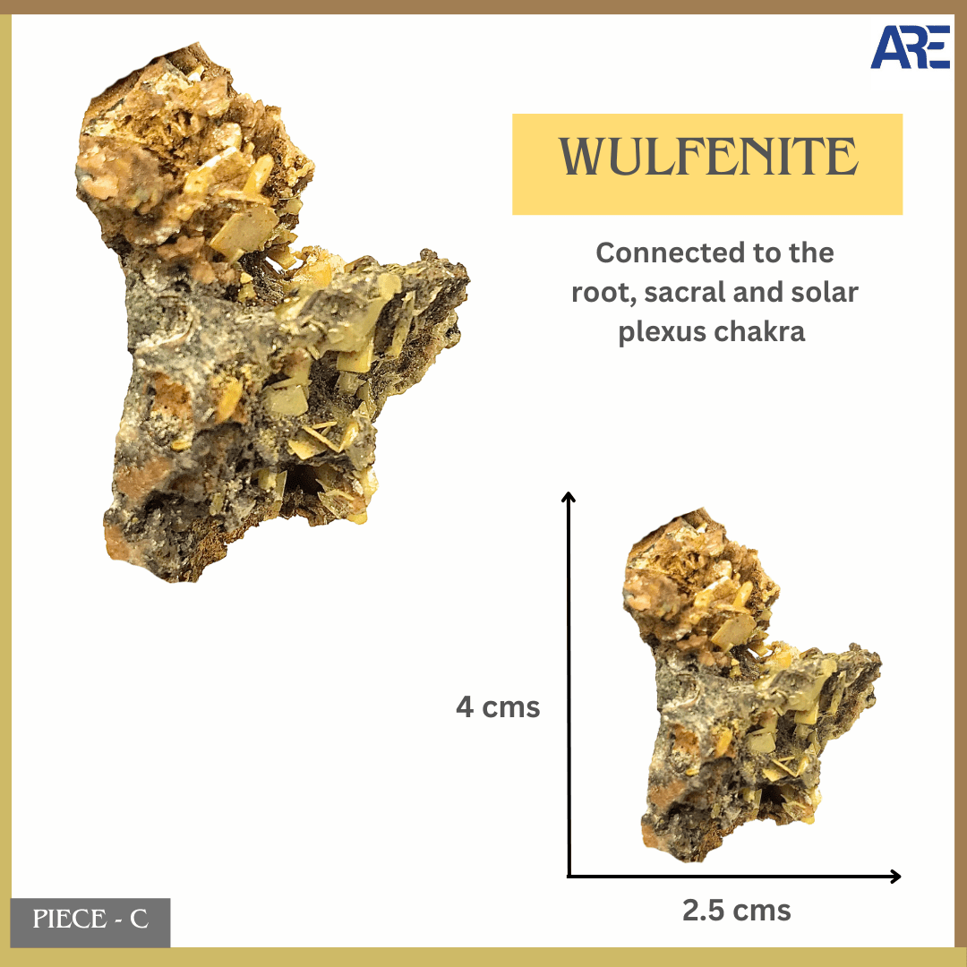 Wulfenite in India - Aeora Rocks - AEORA ROCKS INDIA - Healing Crystals superstore