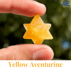 Yellow Aventurine Merkaba - AEORA ROCKS INDIA - Healing Crystals superstore