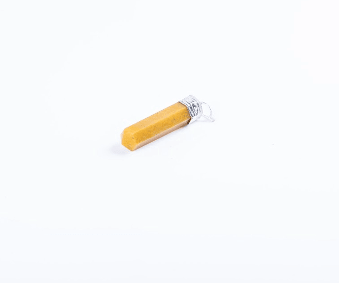 Yellow Jasper Single Point Pendant - AEORA ROCKS INDIA - Healing Crystals superstore