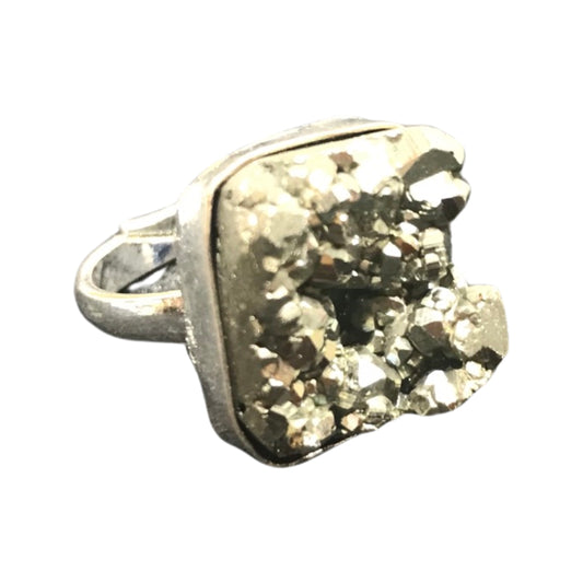 Pyrite Cluster Ring 