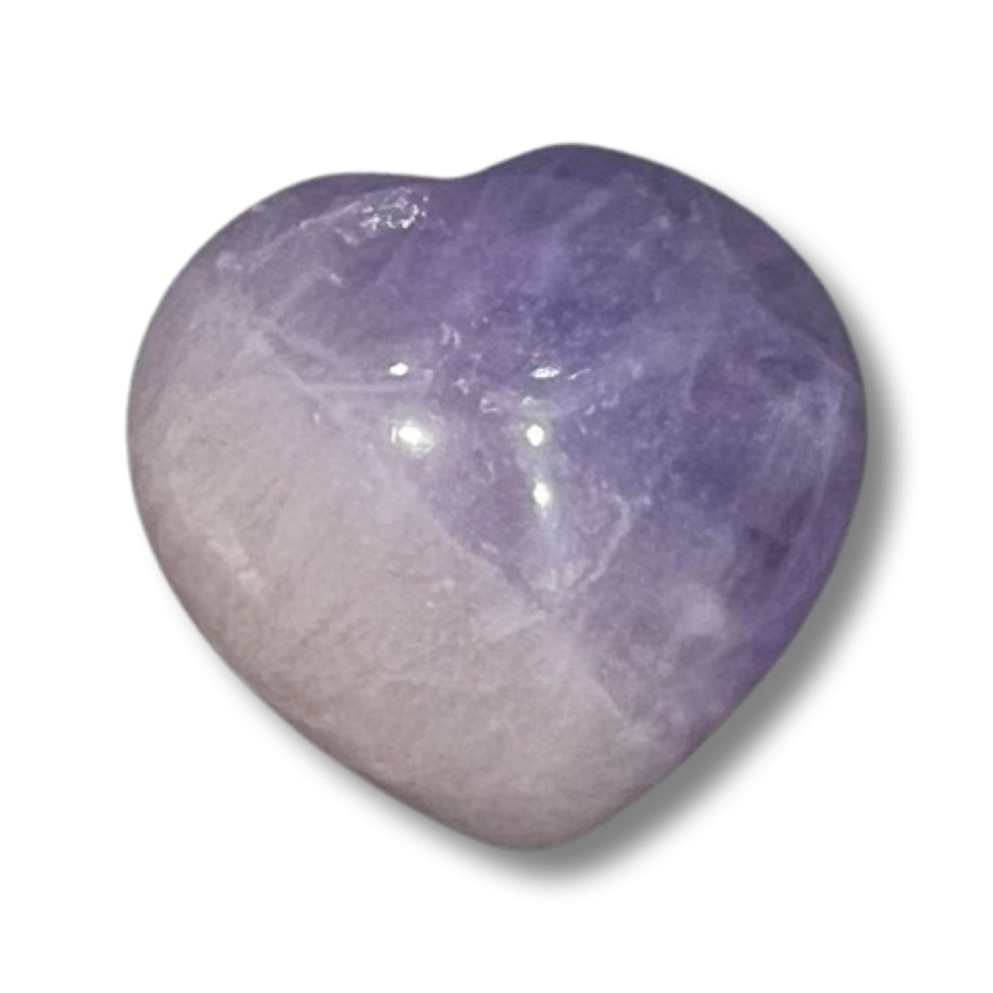 Purple Fluorite Hearts