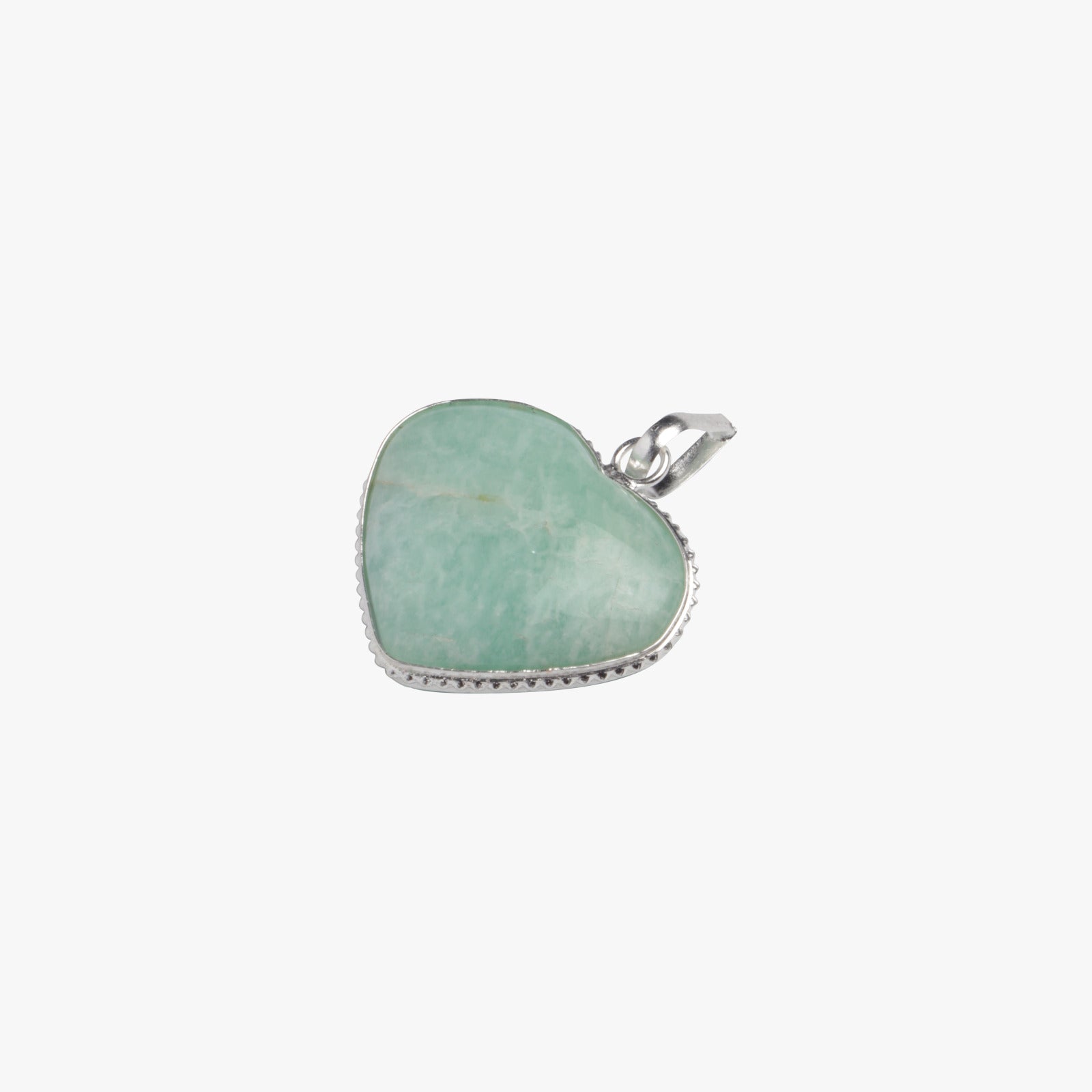 Amazonite Heart pendant 