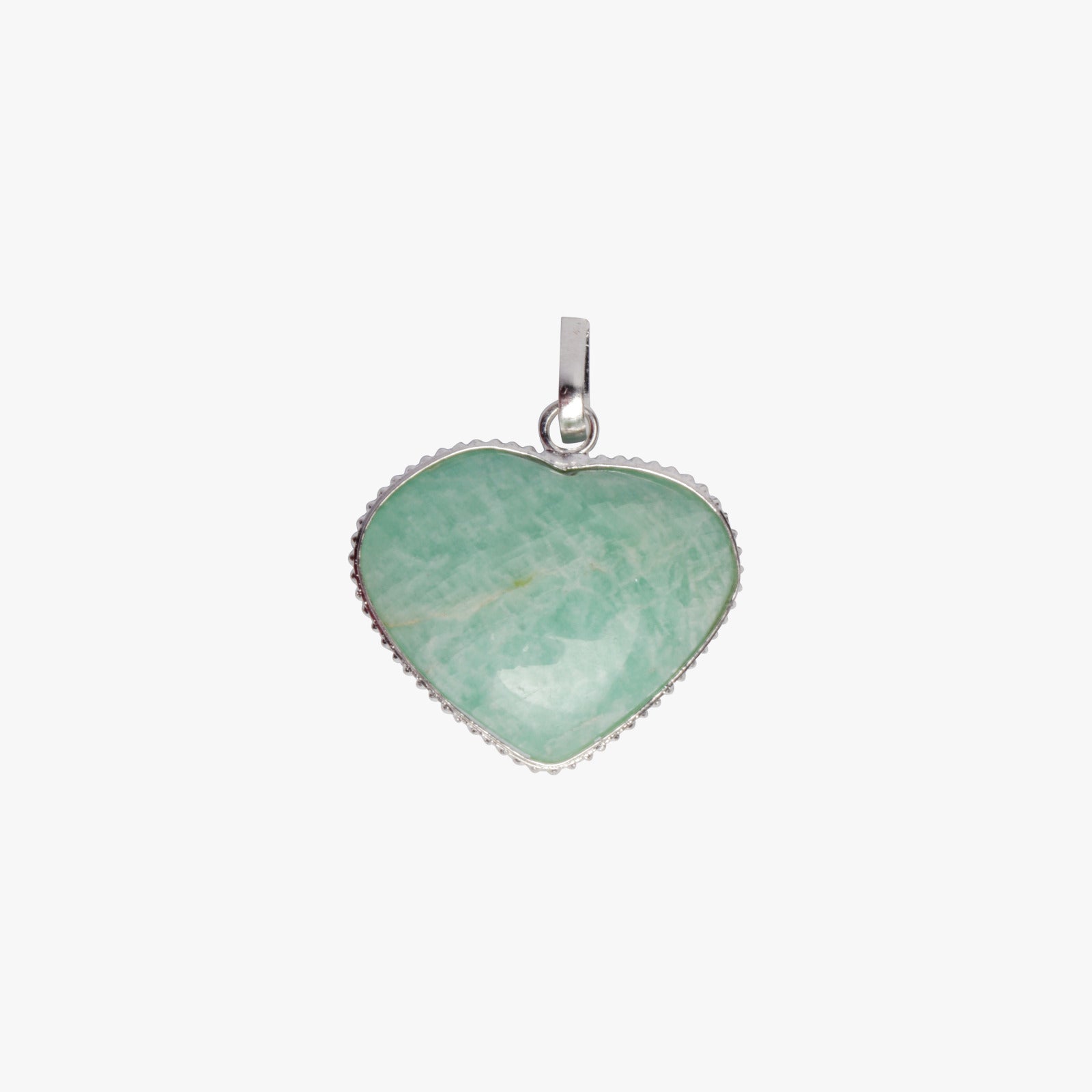 Amazonite Heart pendant 