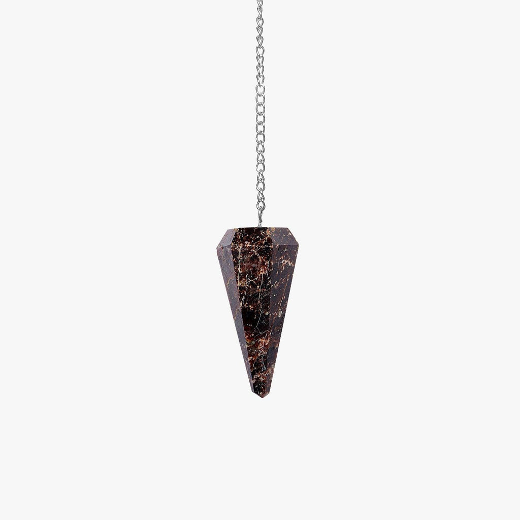 Garnet Pendulum - AEORA ROCKS INDIA - Healing Crystals superstore