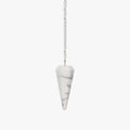 Howlite Pendulum - AEORA ROCKS INDIA - Healing Crystals superstore