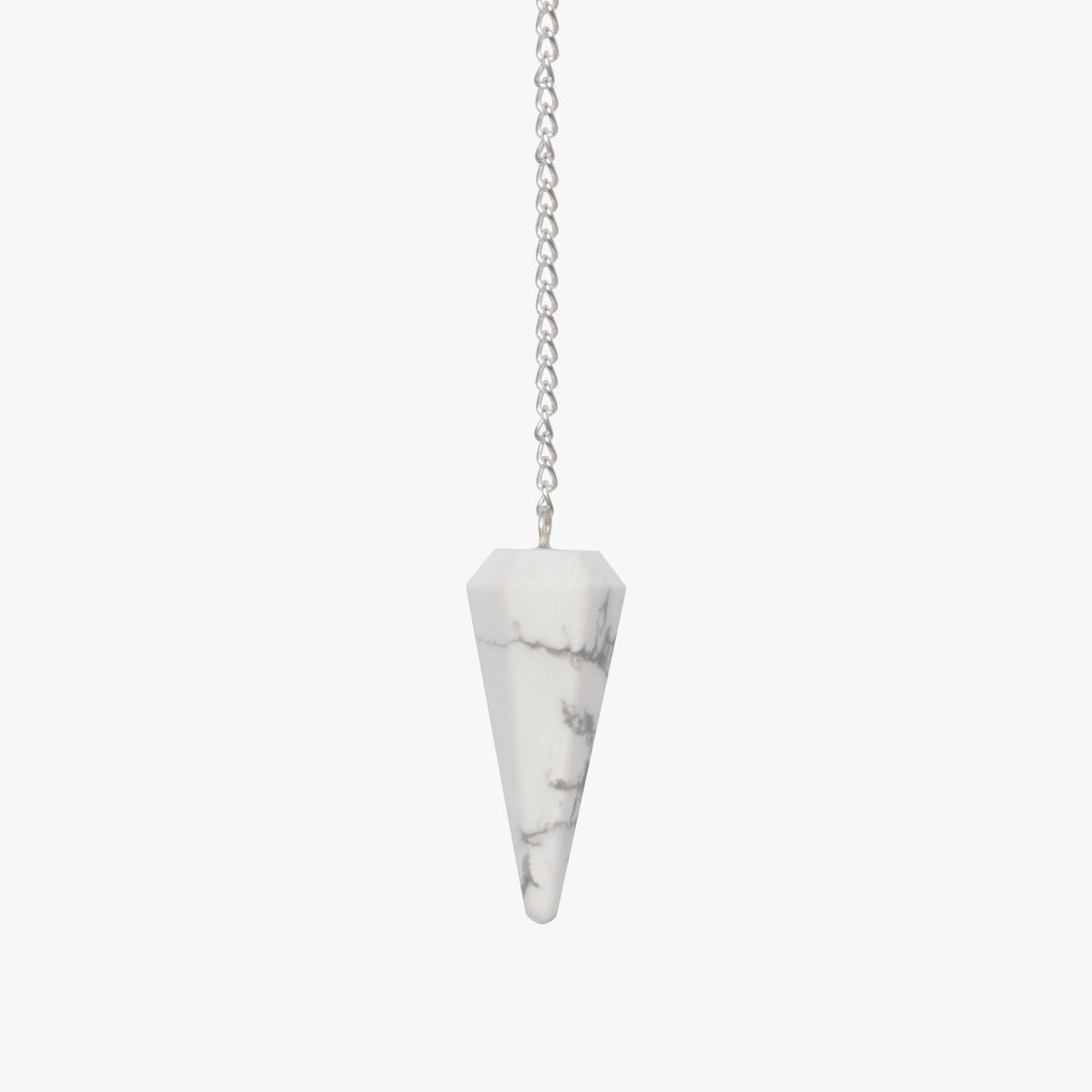 Howlite Pendulum - AEORA ROCKS INDIA - Healing Crystals superstore