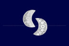 Natural Selenite Moon Design Charging Plate in India - Aeora Rocks - AEORA ROCKS INDIA - Healing Crystals superstore