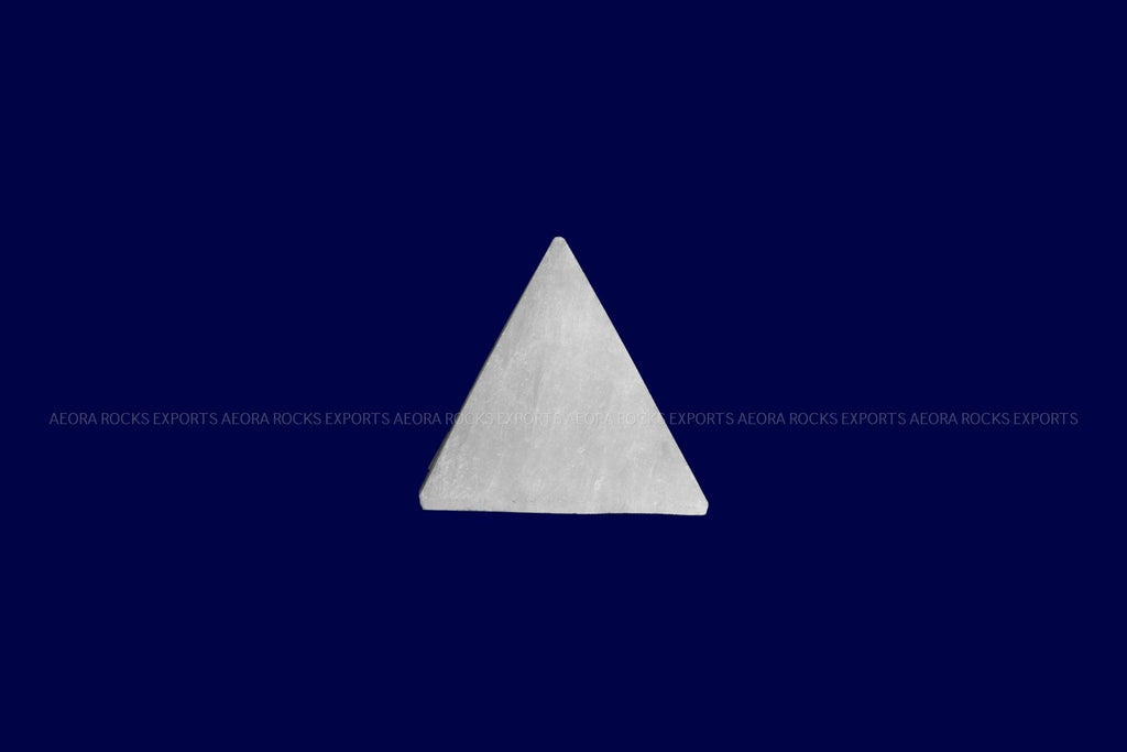 Natural Selenite Pyramid in India - Aeora Rocks - AEORA ROCKS INDIA - Healing Crystals superstore