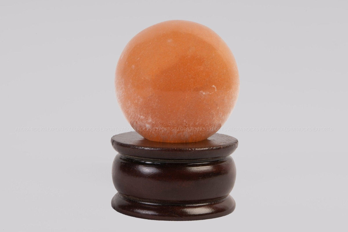 Orange Selenite Sphere in India - Aeora Rocks - AEORA ROCKS INDIA - Healing Crystals superstore