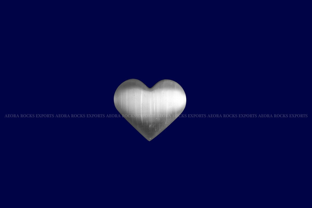 Selenite Heart in India - Aeora rocks - AEORA ROCKS INDIA - Healing Crystals superstore