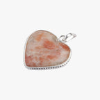Sunstone Heart Pendant - AEORA ROCKS INDIA - Healing Crystals superstore