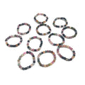 Watermelon Tourmaline Bead Rings - AEORA ROCKS INDIA - Healing Crystals superstore