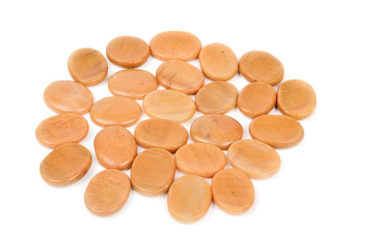 Yellow Jasper Worry Stone